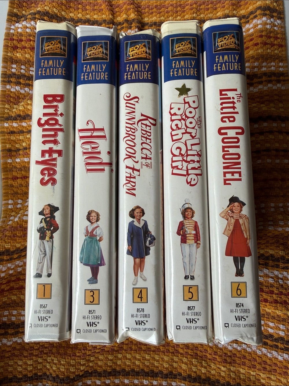 Fox Video Shirley Temple VHS Collection
